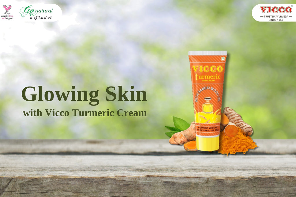 Get Glowing Skin with Vicco Turmeric Cream