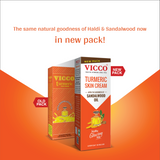 Vicco turmeric skin cream with sandalwood oil