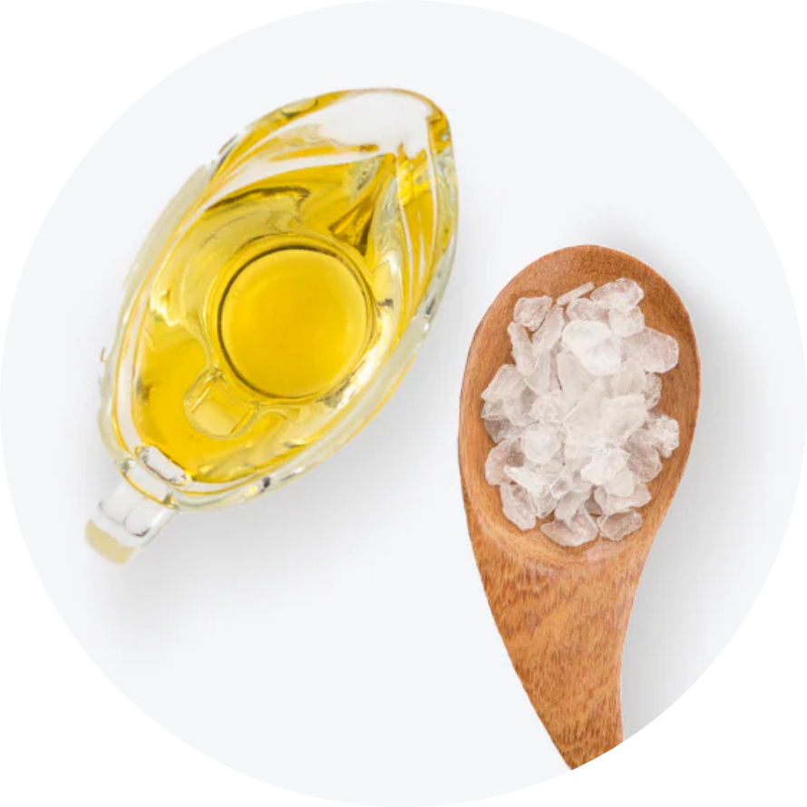 Natural camphor crystals