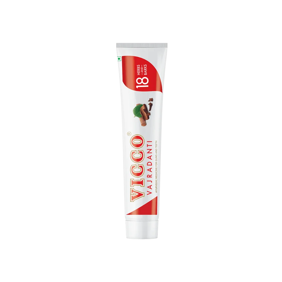 Vicco Vajradanti Ayurvedic Toothpaste pack