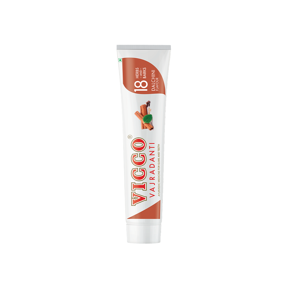 Vicco Vajradanti Dalchini flavor toothpaste