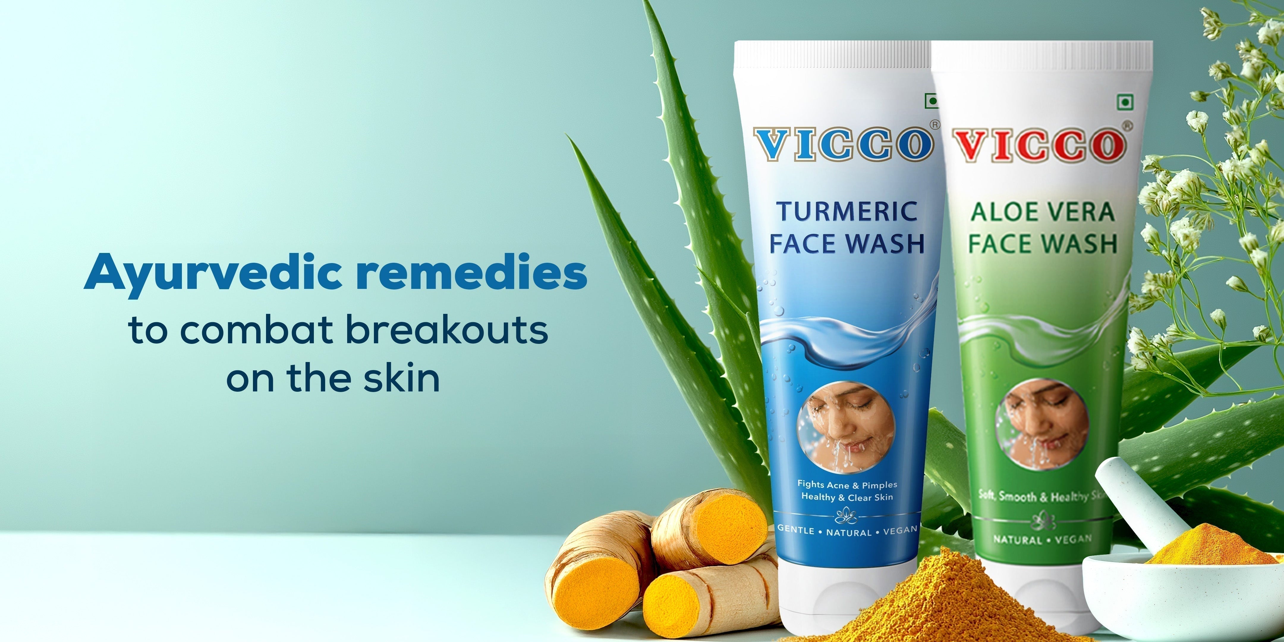 Ayurvedic remedies to combat breakouts on the skin