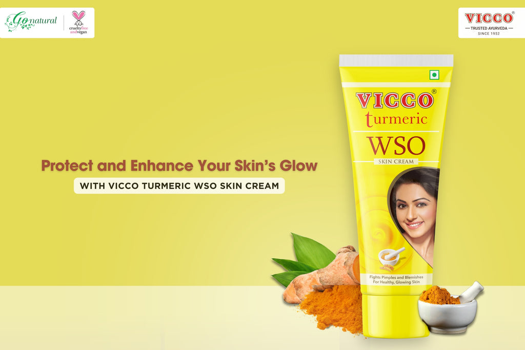 Embrace Timeless Skin Care with Vicco Turmeric WSO - Supporting Clear and Healthy Skin