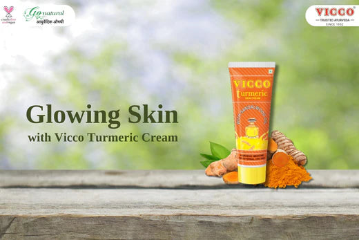 Get Glowing Skin with Vicco Turmeric Cream