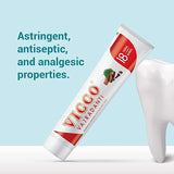 Vicco Vajradanti paste  - Regular200g & Saunf Flavour 200g (pack of 4)