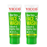 Vicco Aloe vera Facewash (Pack of 2) 200gm