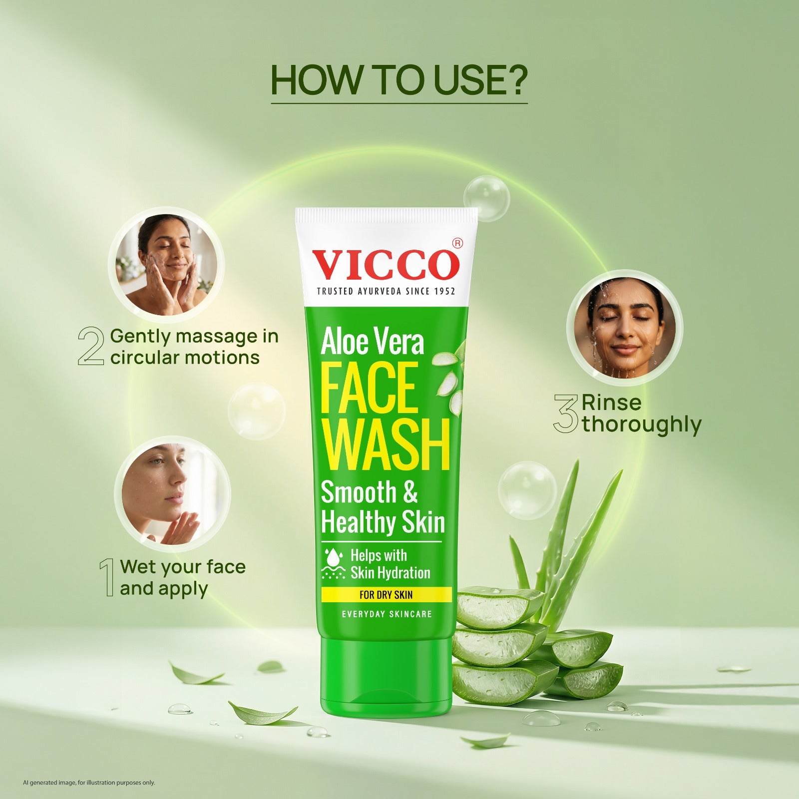 aloe vera plant face wash Buy Vicco Aloe Vera Face Wash Online