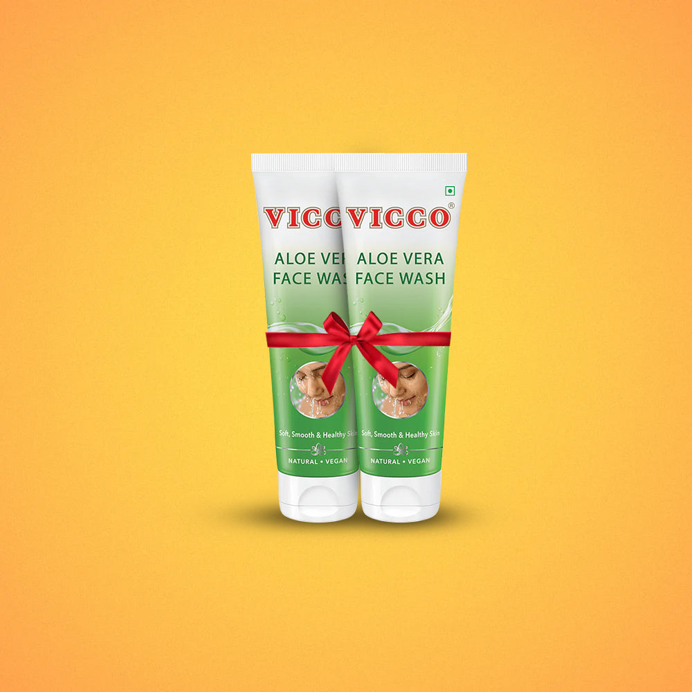 Buy Vicco Aloe Vera Face Wash Online | Facewash for Dull Skin | Vicco labs