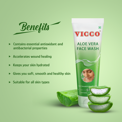 Vicco Aloe Vera Face Wash (70gm)