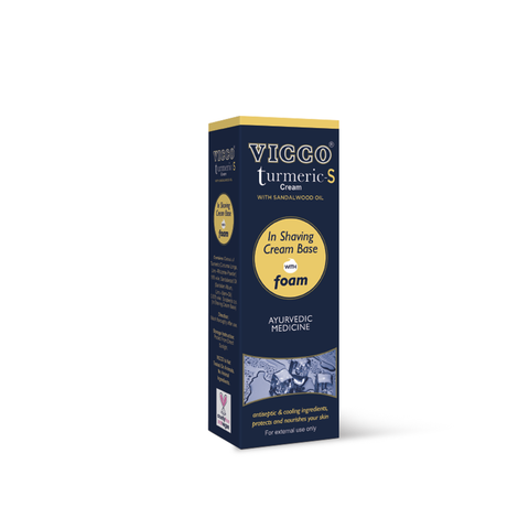 Vicco Turmeric WSO Skin Cream 60gm + Vicco Turmeric Cream in Shaving Cream Base (70gm) Pack